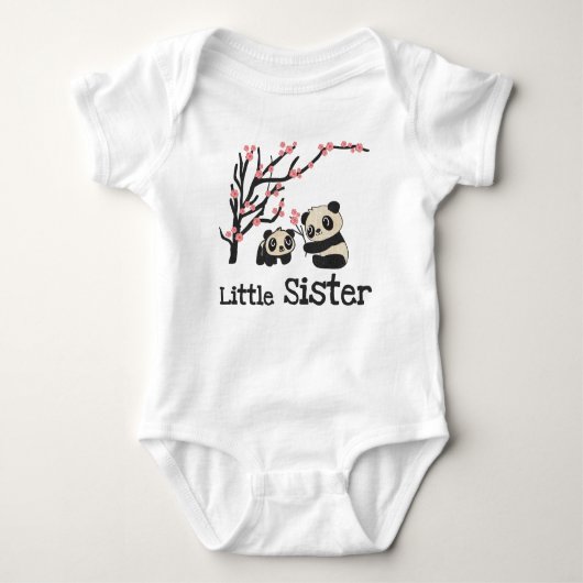 Panda Beren Little Sister Romper (Voorkant)