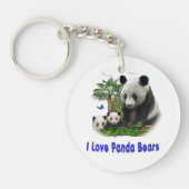 Panda Beren Sleutelhanger (Voorkant)