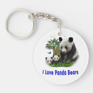 Panda Beren Sleutelhanger