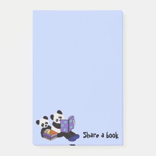 Panda Beren Storytime Post-it® Notes (Voorkant)