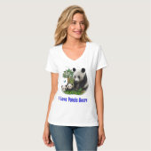 Panda Beren T-shirt (Voorkant volledig)