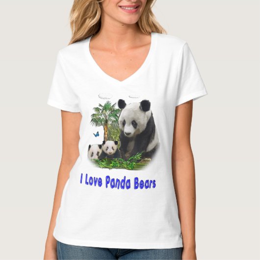 Panda Beren T-shirt (Voorkant)