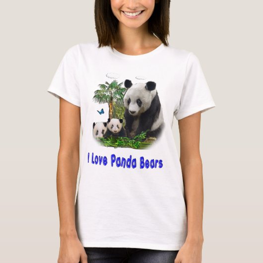 Panda-beren t-shirts (Voorkant)