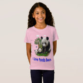 Panda-beren t-shirts (Voorkant volledig)