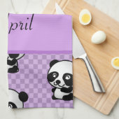 Panda Beren Theedoek (Quarter Fold)