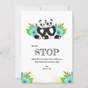 Panda Beren Zwangerschap Aankondiging