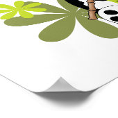 Panda beschermt onze T-shirts op aarde en cadeaus Poster (Hoek)