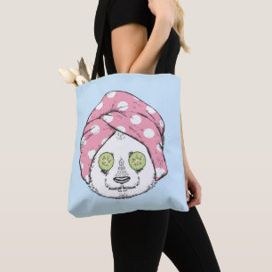 Panda bij de ruimteka draagtas