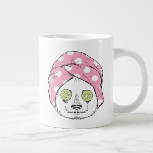 Panda bij de ruimteka extra grote beker