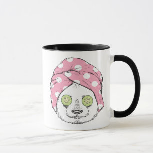 Panda bij de ruimteka mok