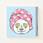 Panda bij de ruimteka notitieboek (Achterkant)