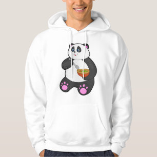 Panda bij Eaten met Spoon & Bowl Hoodie
