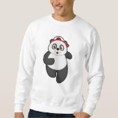 Panda bij het runnen met Pet Trui (Voorkant)