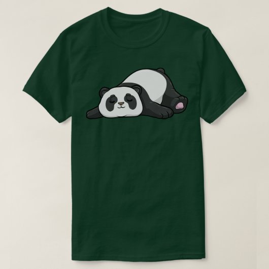 Panda bij slapen 2 t-shirt (Design voorkant)