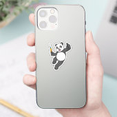 Panda bij vaccinatie met spuit sticker (Telefoon)