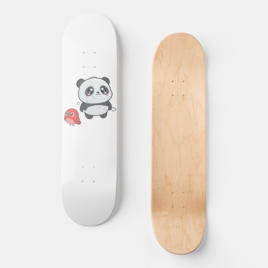 Panda & Bird, endoky.com Skateboard (Voorkant)