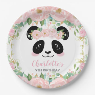 Panda Birthday Baby Party Papieren Bordje