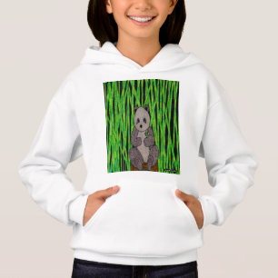 Panda (blanc) - Sweat-shirt pour fille