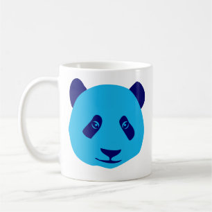 Panda - Blauw Koffiemok