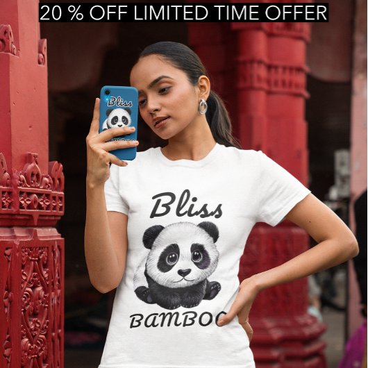Panda Bliss Shirt - Schattig Bamboe Ontwerp