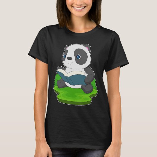 Panda Boek T-shirt (Voorkant)