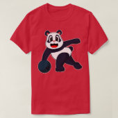 Panda Bowling bal T-shirt (Design voorkant)
