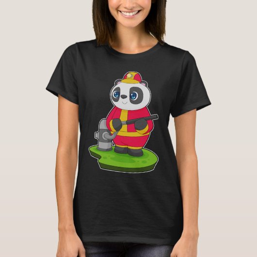 Panda brandweerslang t-shirt (Voorkant)