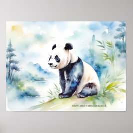 Panda brengt geluk poster