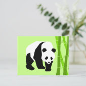 Panda Briefkaart (Staand voorkant)