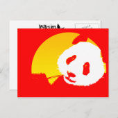 panda. briefkaart (Voorkant / Achterkant)