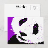 panda. briefkaart (Voorkant / Achterkant)
