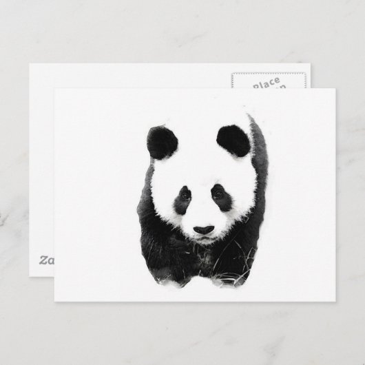Panda Briefkaart (Voorkant / Achterkant)