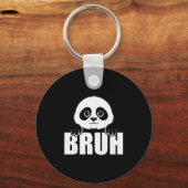 Panda Bruh Funny Zoo Animal Lover For Men Women Ki Sleutelhanger (Voorkant)