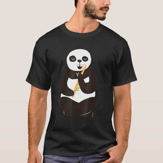 Panda Brushing Teeth oral Hygienist Teeth T-shirt (Voorkant)