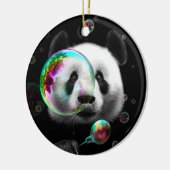 PANDA BUBBLE MAKER KERAMISCH ORNAMENT (Links)