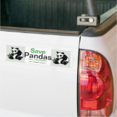 Panda - bumper sticker (Sur camion)
