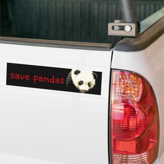 Panda Bumpersticker (Op Truck)