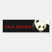 Panda Bumpersticker (Voorkant)