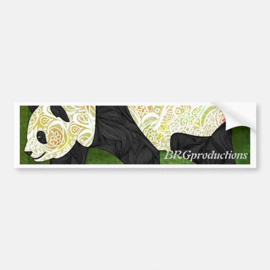 Panda Bumpersticker (Voorkant)