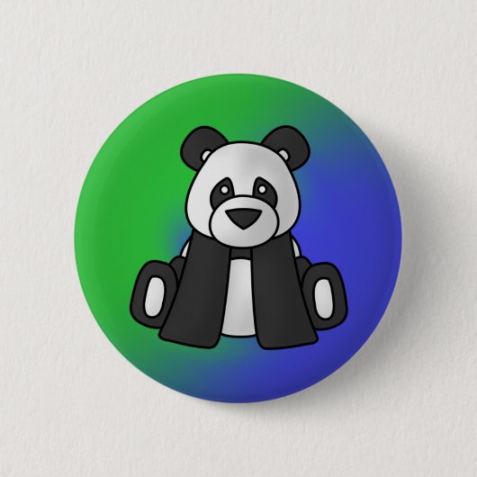 Panda-Button 02 Ronde Button 5,7 Cm (Voorkant)