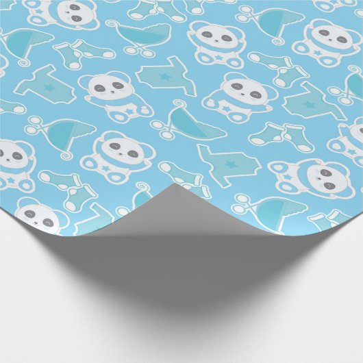 Panda Cadeaupapier (Hoek)