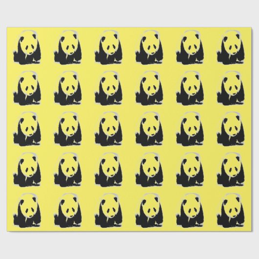Panda Cadeaupapier (Vlak)