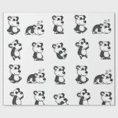 panda cadeaupapier (Vlak)