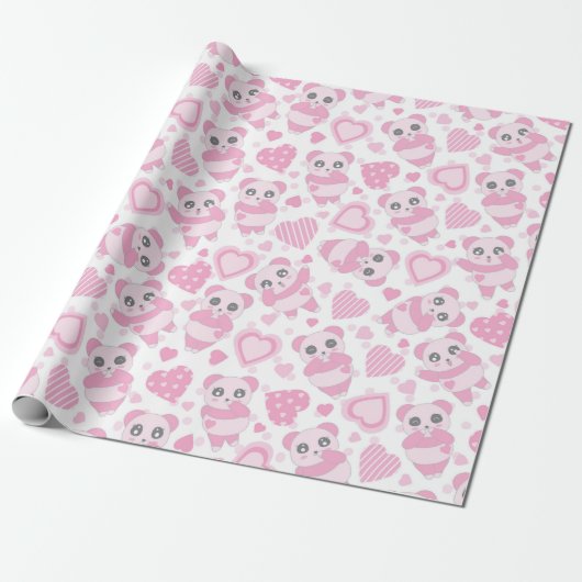 Panda Cadeaupapier (Uitgerold)