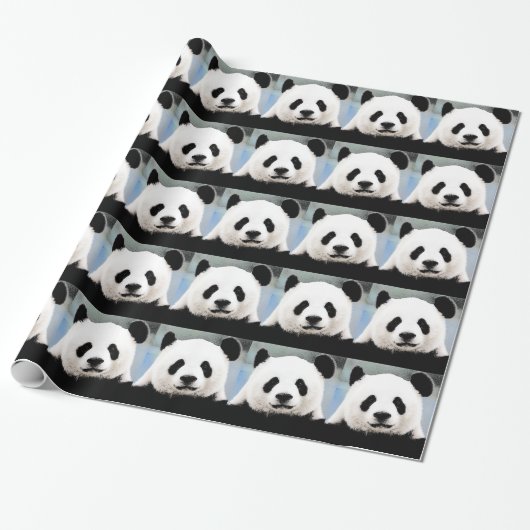 Panda Cadeaupapier (Uitgerold)
