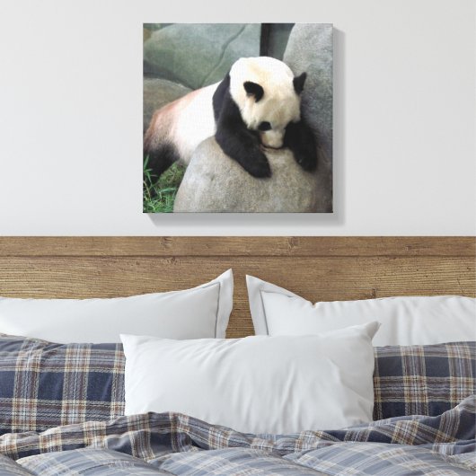Panda Canvas Afdruk (Insitu (Slaapkamer))