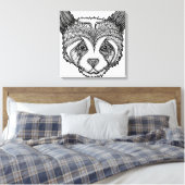 Panda Canvas Afdruk (Insitu (Slaapkamer))