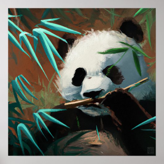 Panda - Canvas Art Print (Voorkant)