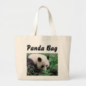 Panda Canvas tas (Voorkant)