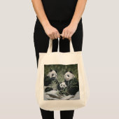 Panda Canvas tas (Voorkant (product))